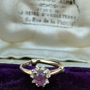 Early 1900’s 10k Yellow Gold Ruby and Diamond Ring (5)